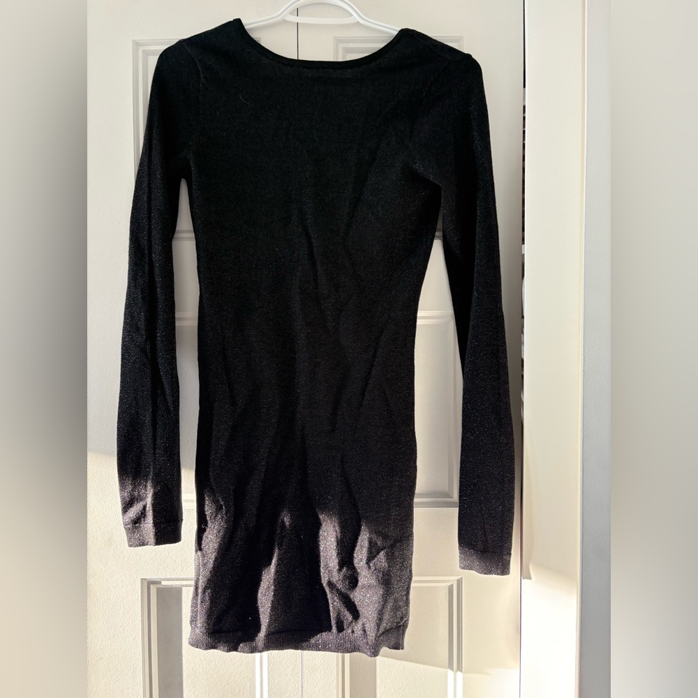 Dynamite Black Long Sleeve Dress